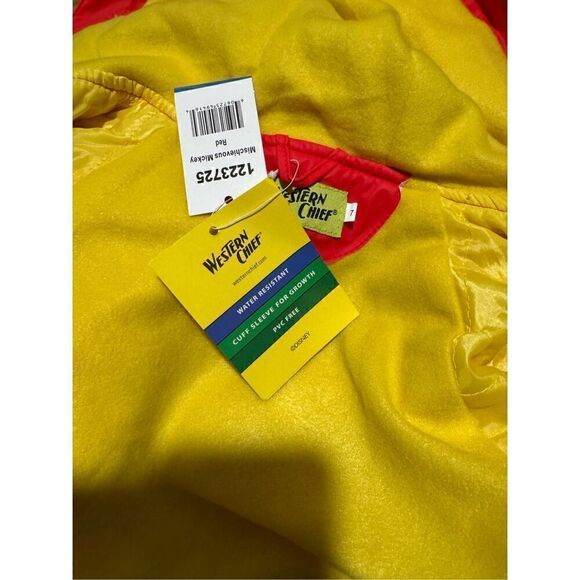 Disney NWT Mickey Mouse red Raincoat 7 kids - Picture 6 of 10